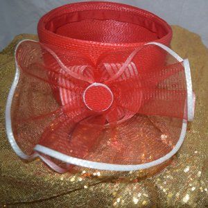 Poly Straw  Pillbox Hat